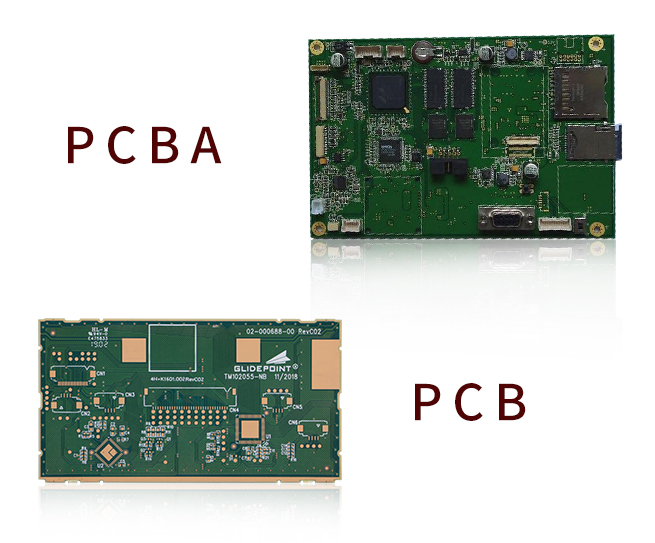 What is the difference between PCB and PCBA?